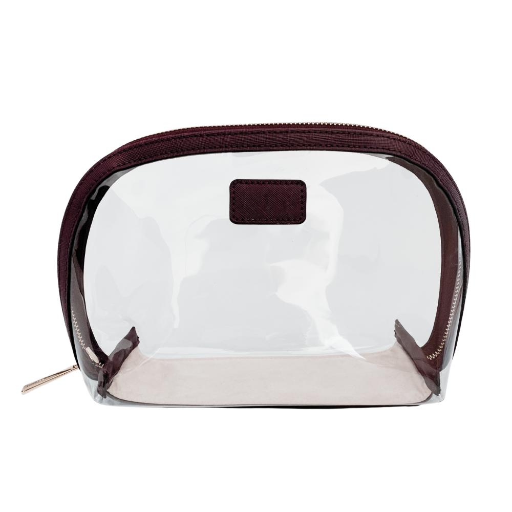 Harper James - Vegan Leather, Personalized Clear Makeup Bag