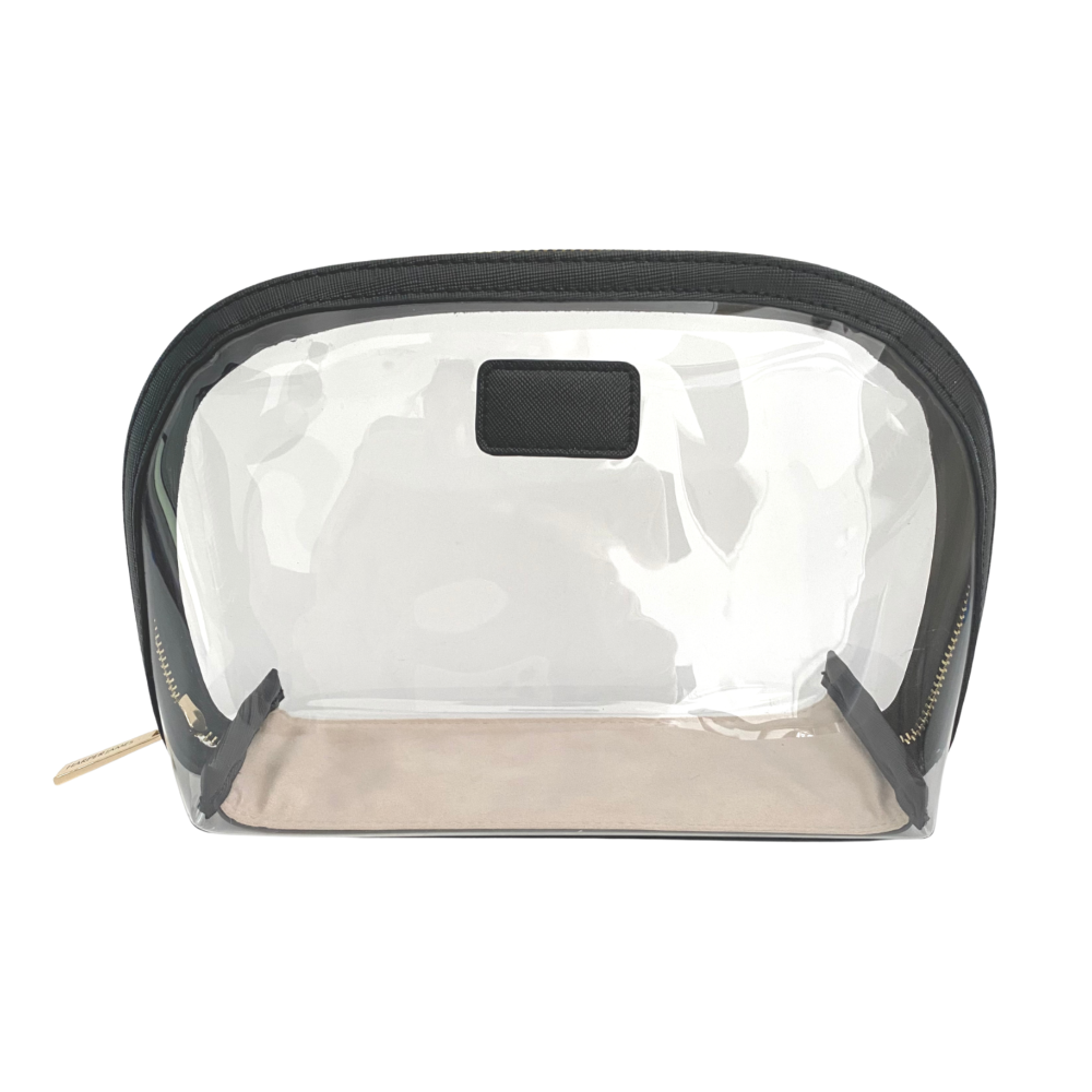 Harper James - Vegan Leather, Personalized Clear Makeup Bag