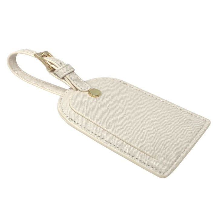 Preston Cream Luggage Tag