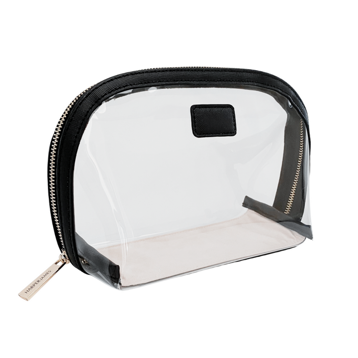 Renee Black Clear Makeup Bag