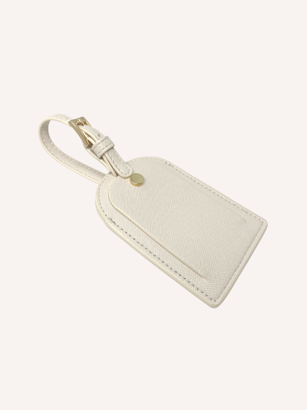 Preston Cream Luggage Tag