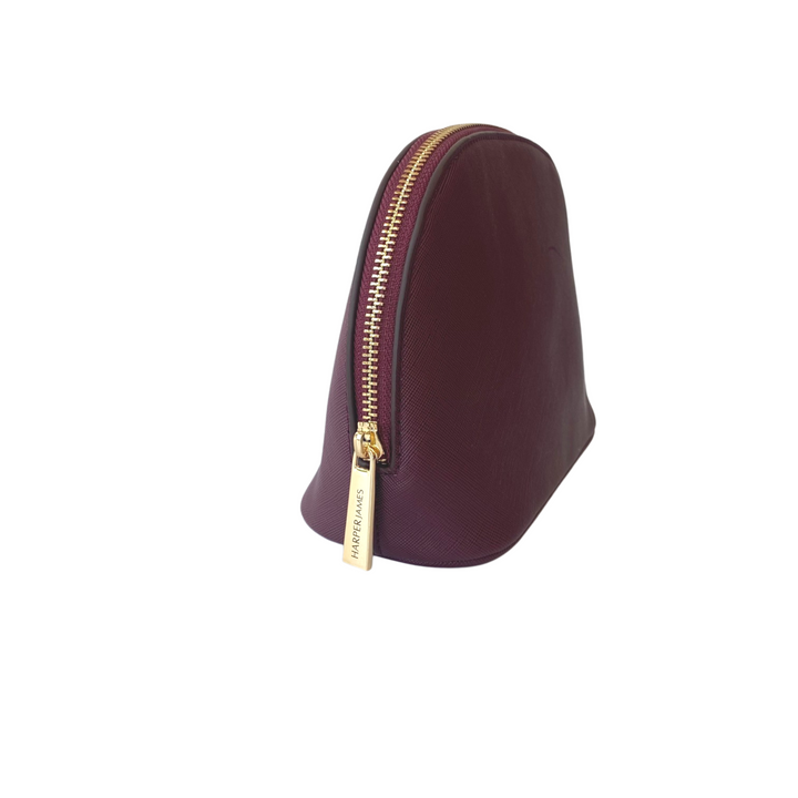 Jenny Burgundy Makeup Bag