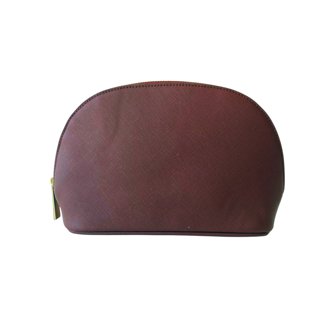 Harper James - Vegan Leather, Personalized Dome Makeup Bag